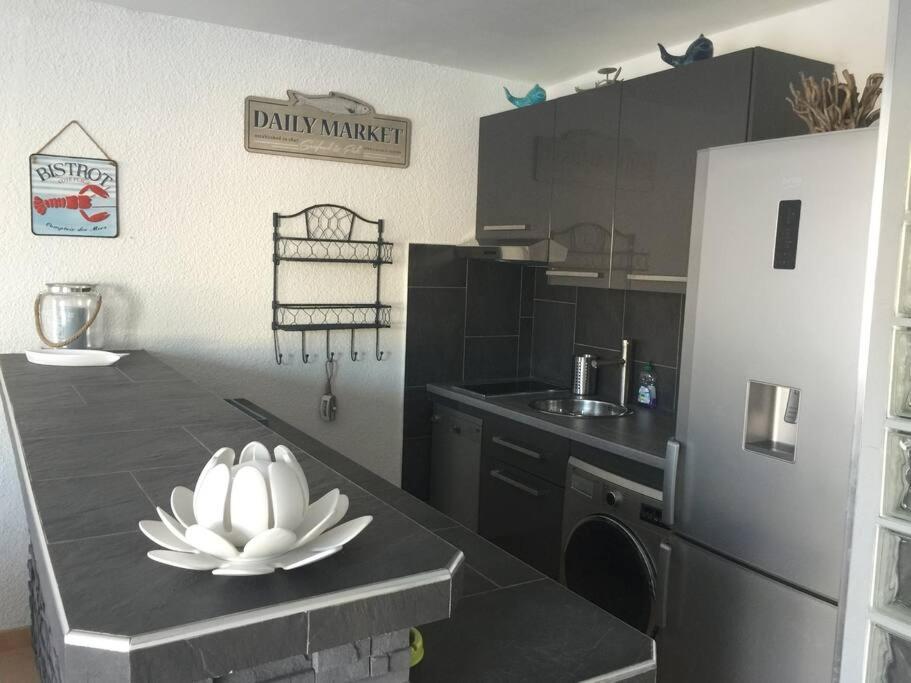 Appartement Vue Mer - Rdc - Parking Prive - Meuble Tourisme 4 Etoiles アグド エクステリア 写真