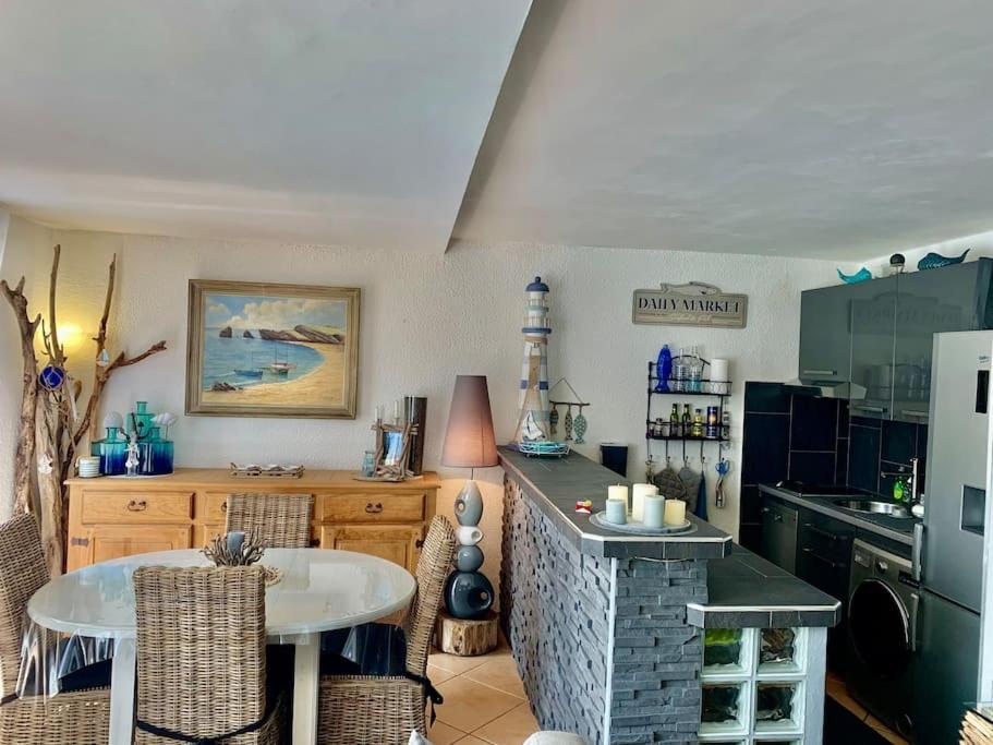 Appartement Vue Mer - Rdc - Parking Prive - Meuble Tourisme 4 Etoiles アグド エクステリア 写真